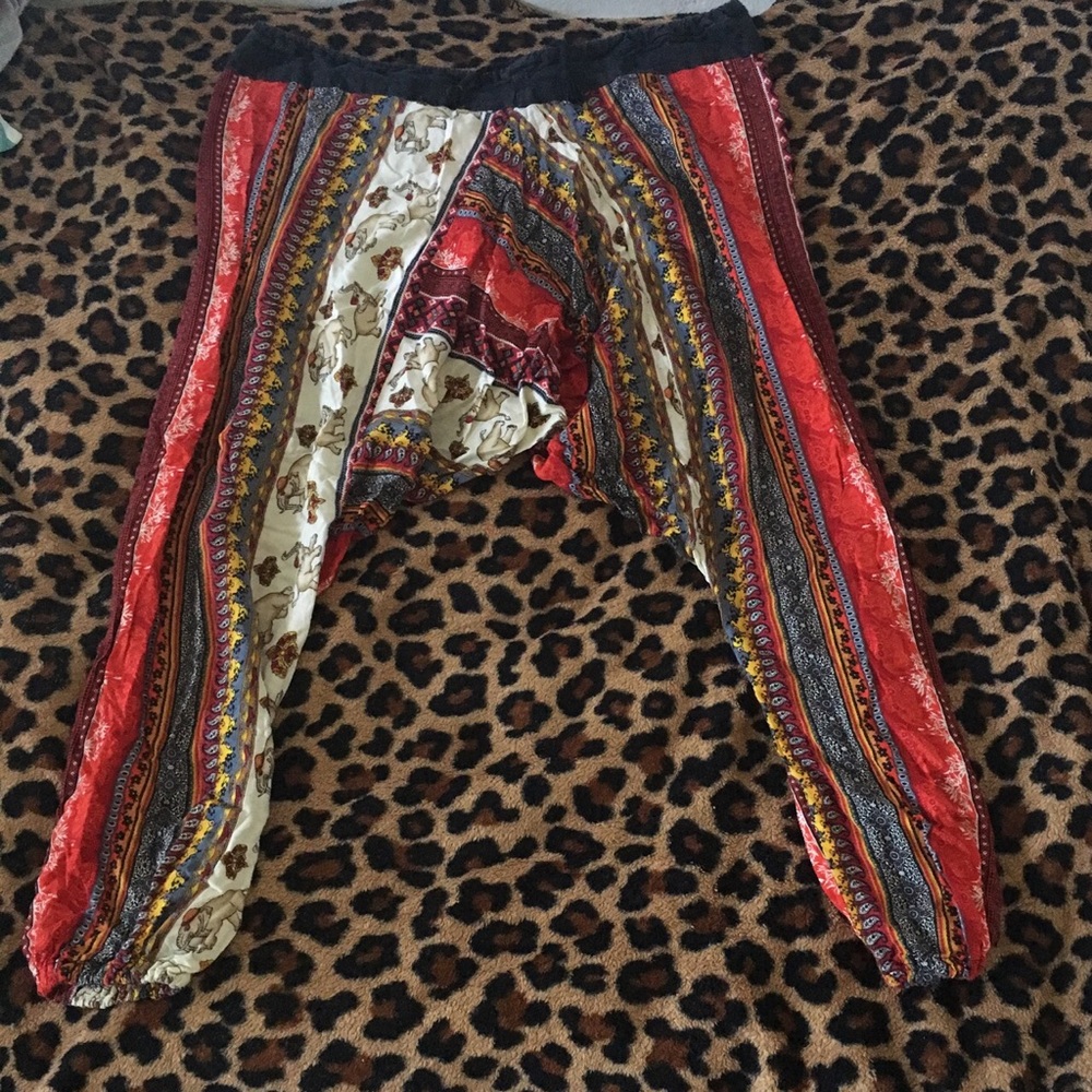Bohemian Flowy Pants